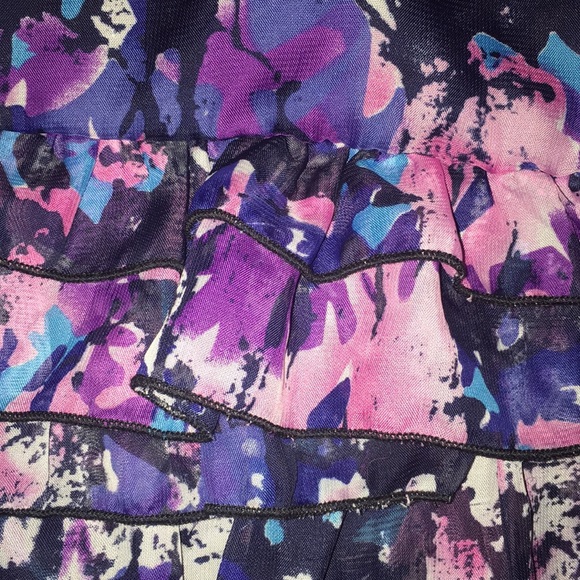 Colorful Ruffle Skirt - Picture 2 of 3